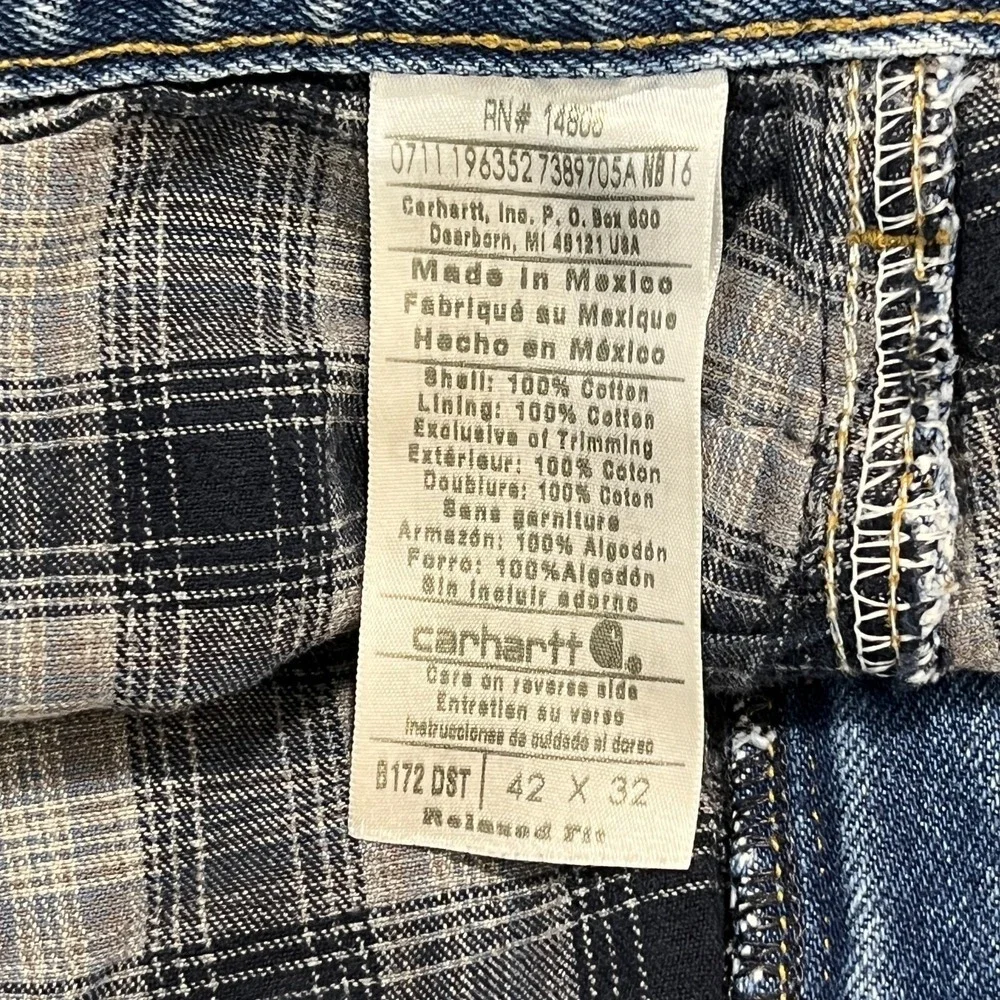 Carhartt Jeans Men W40‎ L31 Lined Workwear Utility Carpenter Streetwear Core